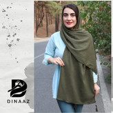شال نخی پفکی منگوله دار